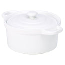 Genware Porcelain Covered Mini Casserole Dish 10.5cm/ 4" pack of 6
