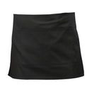 Black Short Apron W/ Split Pocket  70cm x 37cm pack of 1