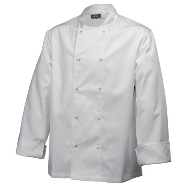 Basic Stud Jacket (Long Sleeve) White XXL Size pack of 1