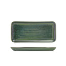 Terra Porcelain Aqua Green Narrow Rectangular Platter 27 x 12.5cm Per Case of 6