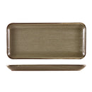 Terra Porcelain Grey Narrow Rectangular Platter 36 x 16.5cm pack of 3