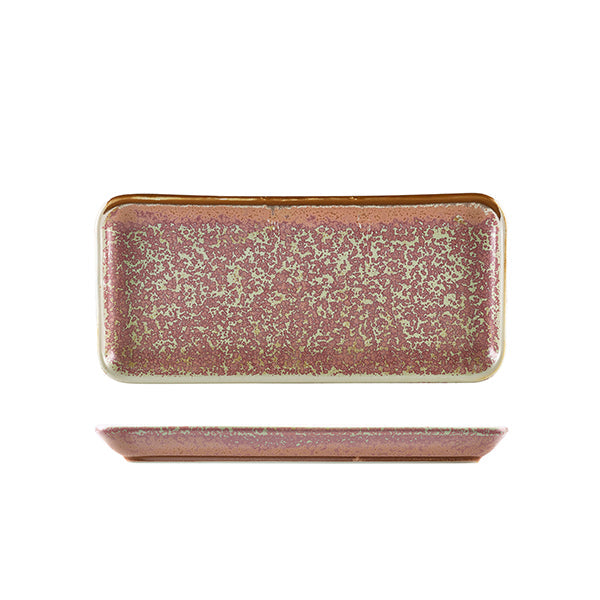 Terra Porcelain Rose Narrow Rectangular Platter 27 x 12.5cm pack of 6