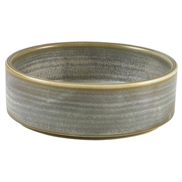 Terra Porcelain Matt Grey Presentation Bowl 13cm pack of 6