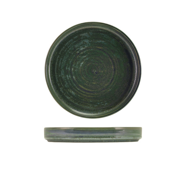 Terra Porcelain Aqua Green Presentation Plate 18cm Per Case of 6