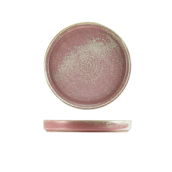 Terra Porcelain Rose Presentation Plate 18cm pack of 6