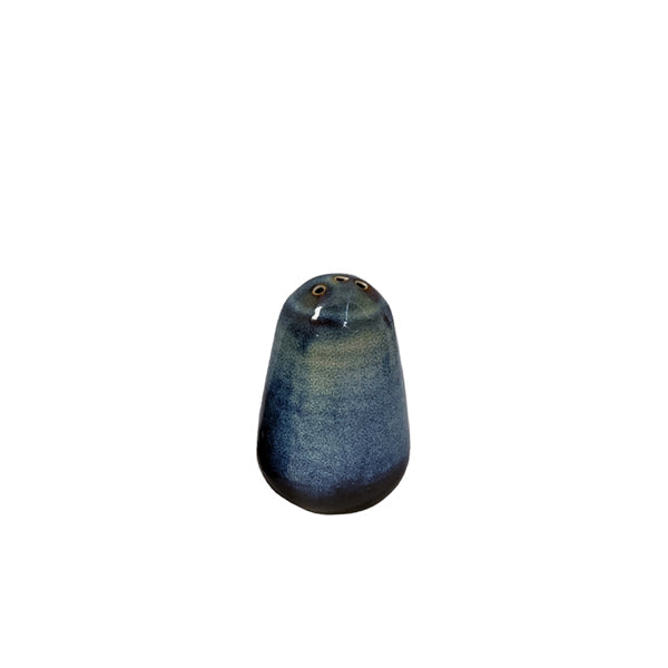 Terra Porcelain Aqua Blue Pepper Shaker pack of 6
