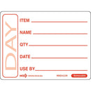 50 X 65mm Removable Red Use By Label (500)