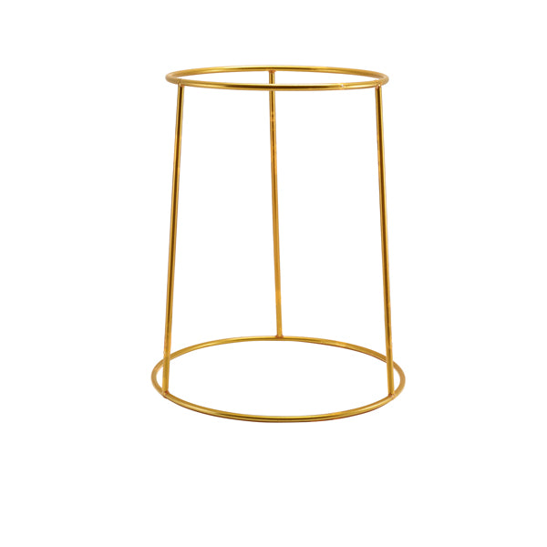 GenWare Gold Anti-Slip Round Buffet Riser 30cm Per Case of 1