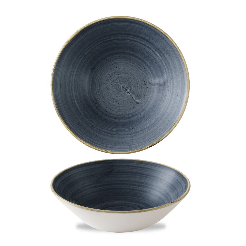 Stonecast Blueberry Evolve Deep Coupe Bowl 8 2/3" Box 6