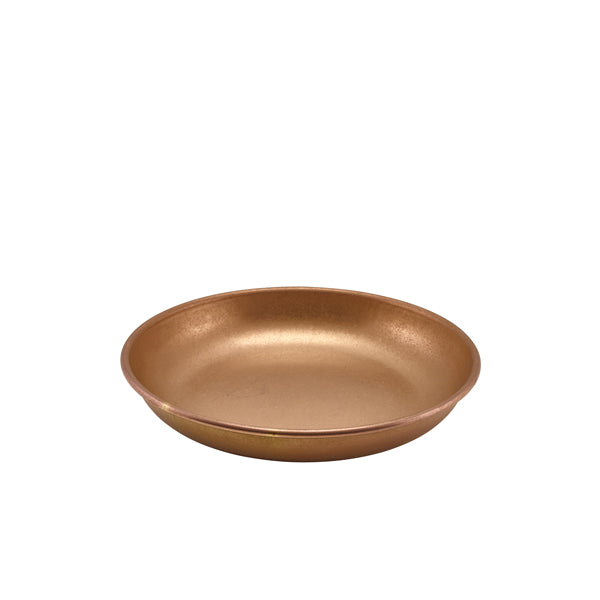GenWare Copper Vintage Steel Coupe Plate 20cm Per Case of 12
