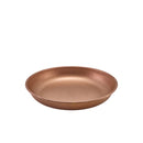GenWare Copper Vintage Steel Coupe Plate 24cm Per Case of 12