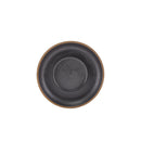 GenWare Kava Black Stoneware Saucer 16cm Per Case of 6