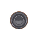 GenWare Kava Dark Grey Stoneware Saucer 16cm Per Case of 6