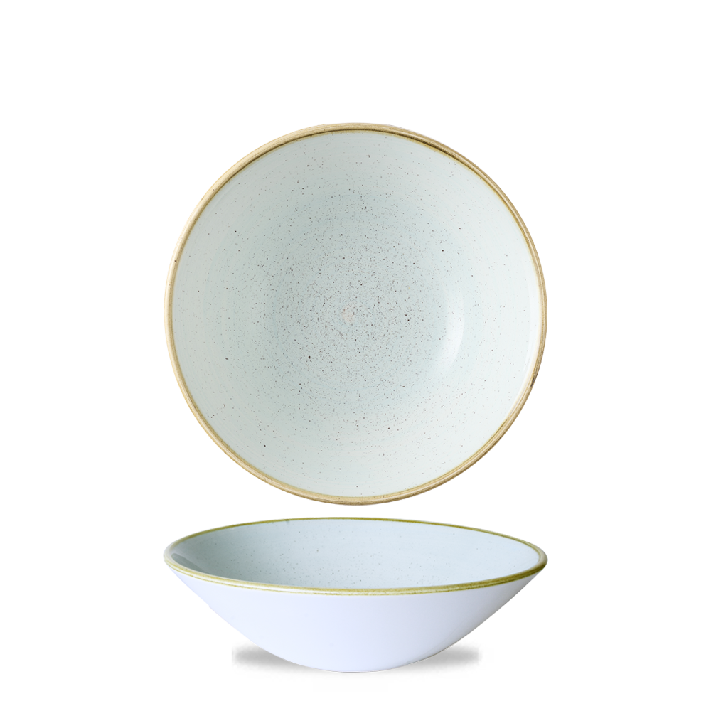 Stonecast Duck Egg Evolve Deep Coupe Bowl 7 1/2" Box 6