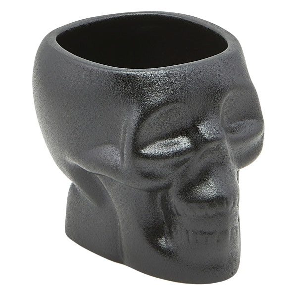 Genware Cast Iron Effect Skull Tiki Mug 40cl/ 14oz pack of 6