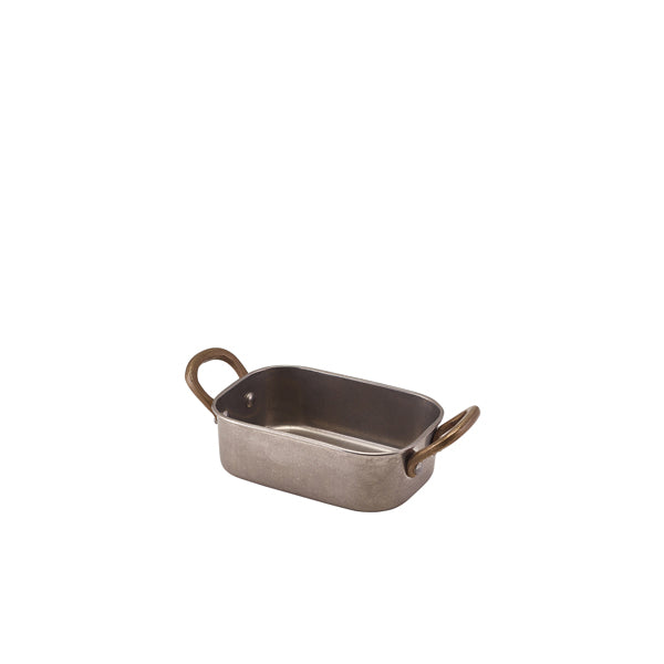 GenWare Vintage Steel Mini Roaster 12.5 x 8.5 x 3.75cm Per Case of 6