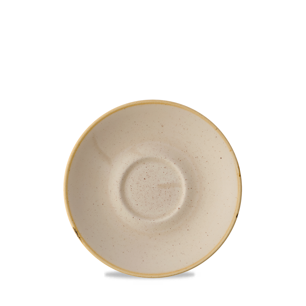 Stonecast Nutmeg Cream Cafe Cappuccino Saucer 6.25" Box 12