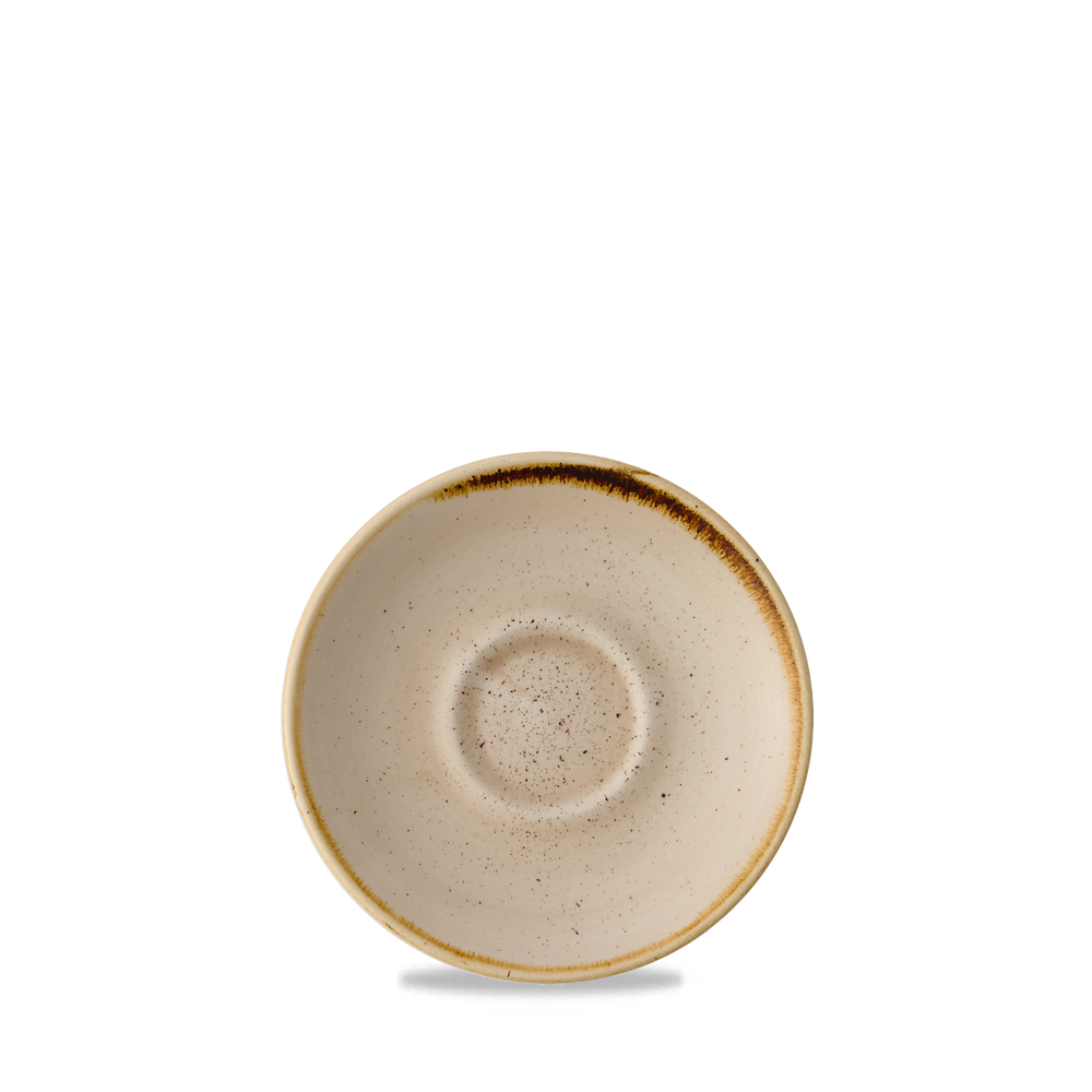 Stonecast Nutmeg Cream Cafe Espresso Saucer 4.5" Box 12