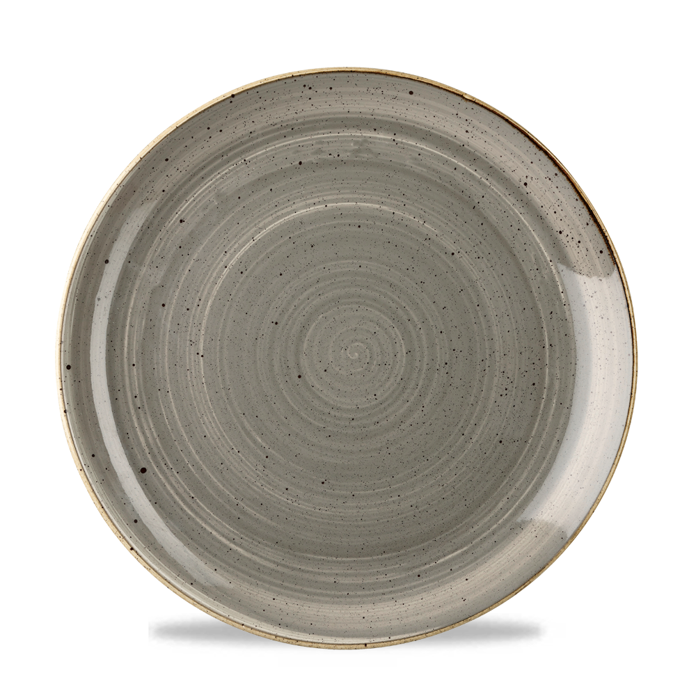 Stonecast Grey Evolve Coupe Plate 10 5/8" Box 12