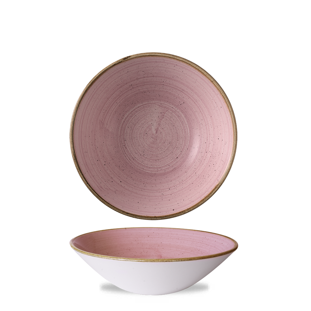 Stonecast Petal Pink Evolve Deep Coupe Bowl 7 1/2" Box 6