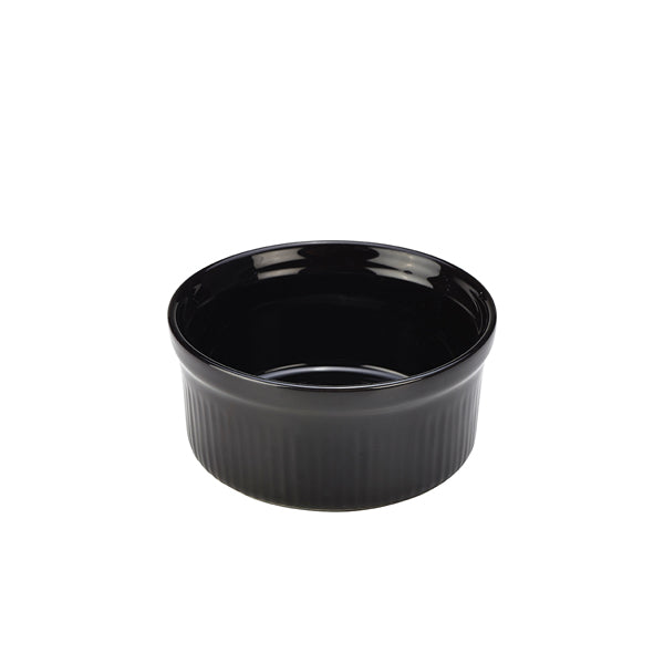 GenWare Stoneware Black Ramekin 9.5cm/ 3.75" pack of 12