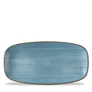 Stonecast Raw Teal  Chefs Oblong Plate 11 3/4X6" Box 12