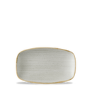 Stonecast Raw Grey Oblong Chefs Plate 7 4/5 X  4 3/4" Box 12