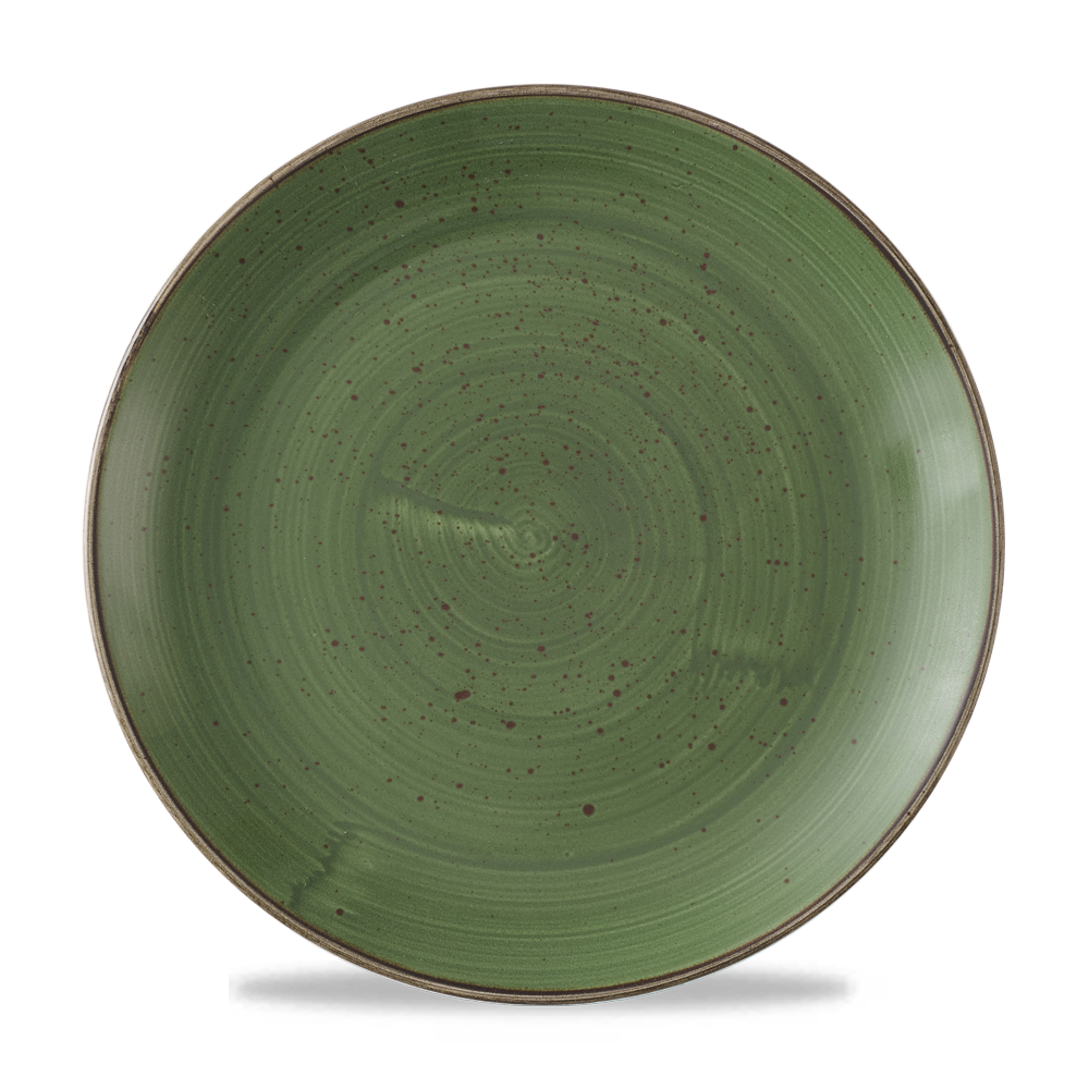 Stonecast Sorrel Green Evolve Coupe Plate 11.25" Box 12