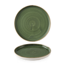 Stonecast Sorrel Green  Walled Plate 8.25" Box 6