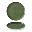 Stonecast Sorrel Green  Walled Plate 10 2/8" Box 6