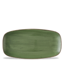 Stonecast Sorrel Green  Chefs Oblong Plate 11 3/4X6" Box 12