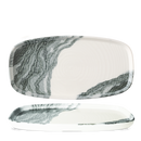 Tide Black Oblong Chefs Plates 11 5/8X5 7/8" Box 6