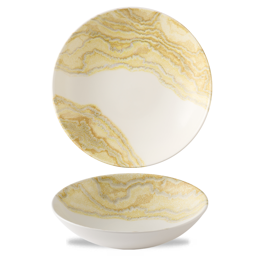 Tide Gold Evolve Coupe Bowl 9.75" Box 12