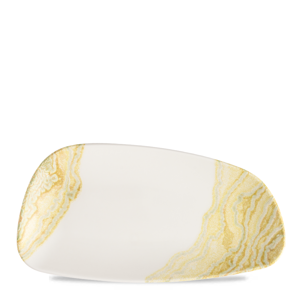 Tide Gold  Chefs  Geo Plate 13 3/4X7 1/4" Box 6