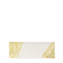 Tide Gold Oblong Plate 25X9Cm Box 6