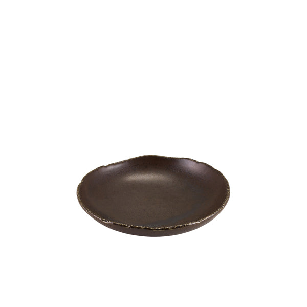 Roko Porcelain Cinder Black Coupe Bowl 20cm