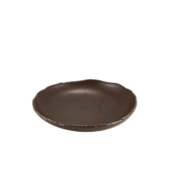 Roko Porcelain Cinder Black Coupe Bowl 25cm