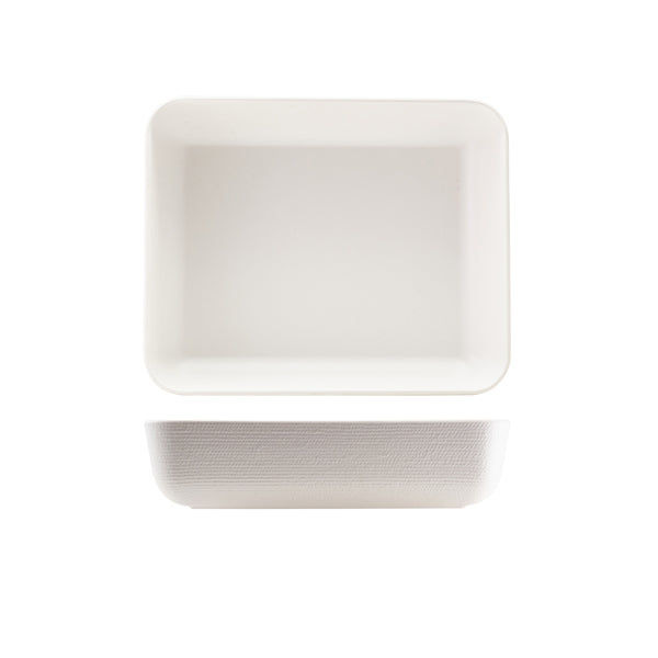 GenWare Melamine White Jute Deep Dish GN 1/2