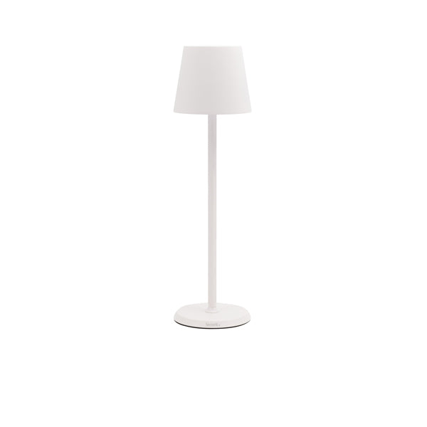 Feline LED Cordless Table Lamp White 38cm