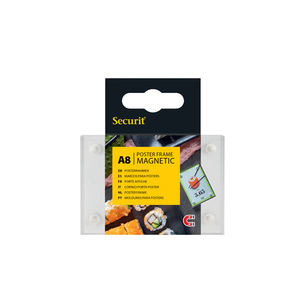 Acrylic A8 Double Sided Poster Frames With Magnetic Corners