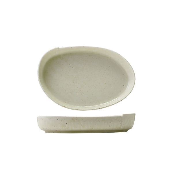 Kozo Porcelain Shiro Oval Plate 23cm per case of 6