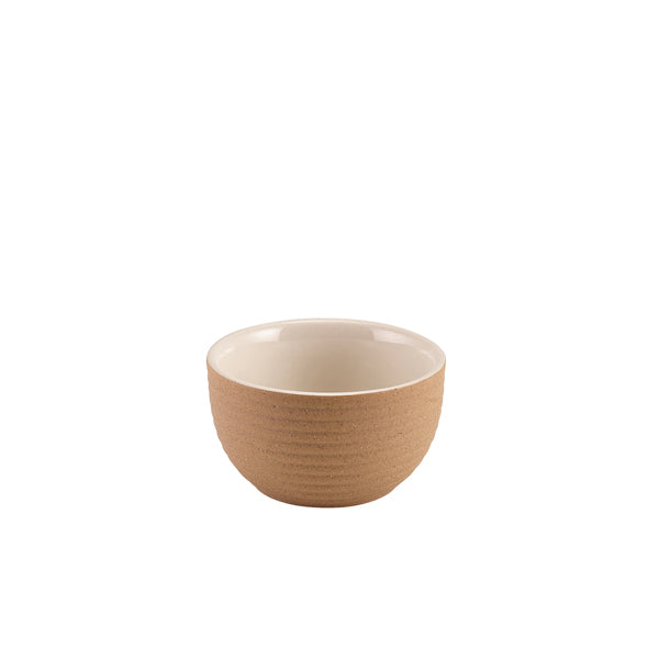 GenWare Kava White Stoneware Ribbed Ramekin 9cl/ 3oz