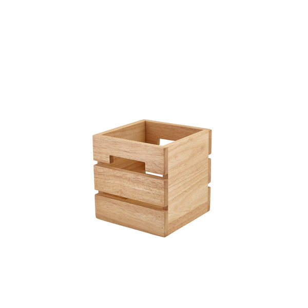 Genware Hevea Wood Box/ Riser 15cm