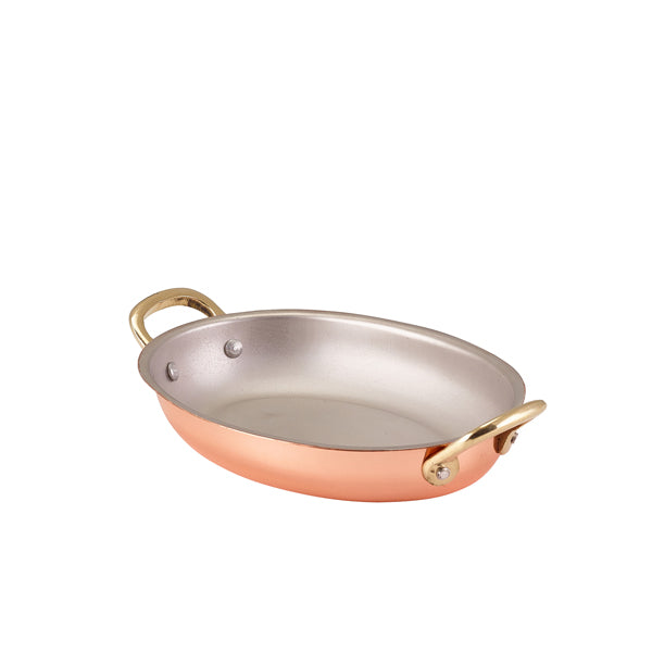 GenWare Copper Plated Oval Dish 18.5 x 13.5cm
