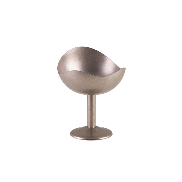 GenWare Vintage Steel Curved Bowl Sundae Cup-
