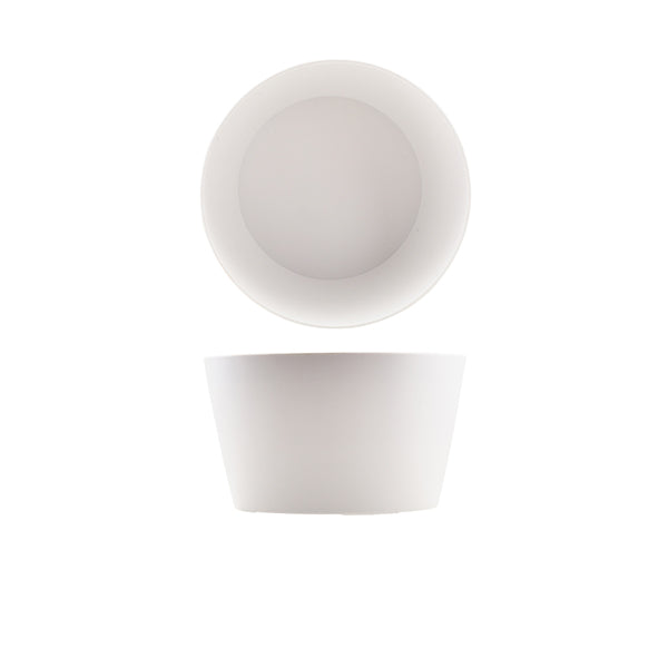 GenWare Melamine White Tableau Conical Buffet Bowl 26.5 x 15cm