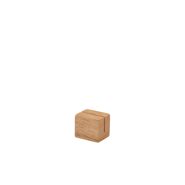GenWare Hevea Wood Sign Holder 3 x 2.5 x 2.5cm