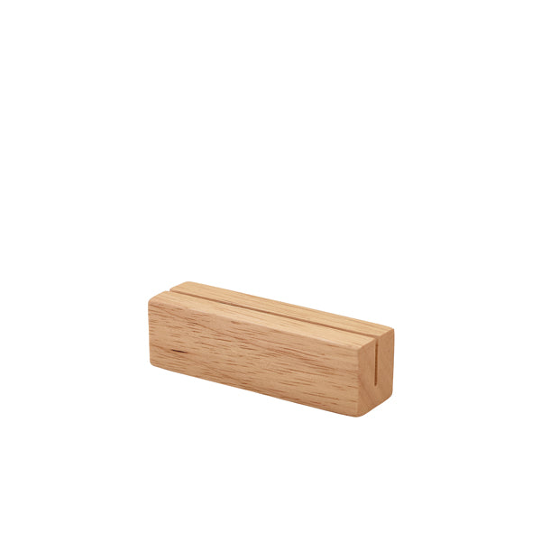 GenWare Hevea Wood Sign Holder 9 x 2.5 x 2.5cm