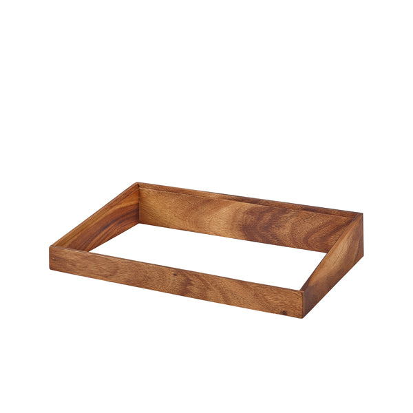 GenWare Acacia Wood Slanted Stand GN 1/2