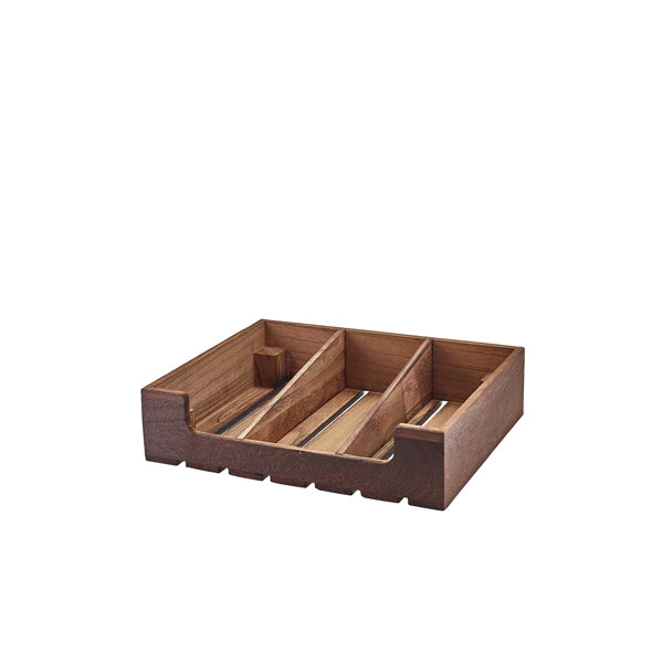Rustic Wooden Display Crate GN 1/2 Per Case of 1